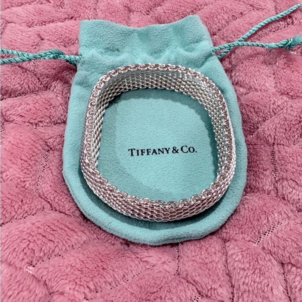 Tiffany & Co. Silver Mesh Bangle